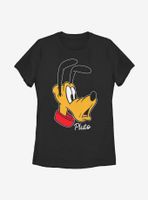 Disney Pluto Big Face Womens T-Shirt