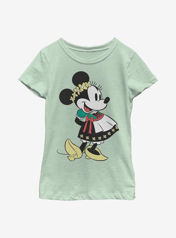 Disney Minnie Mouse Dirndl Basics Youth Girls T-Shirt