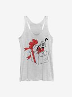 Disney Pluto Present Fill Womens Tank Top