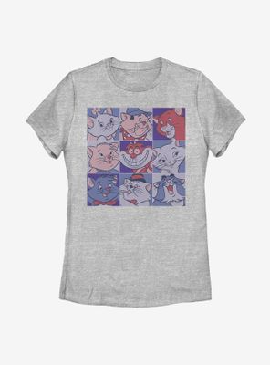 Disney Classic Cats Squared Womens T-Shirt