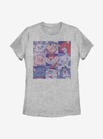 Disney Classic Cats Squared Womens T-Shirt