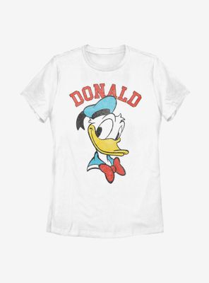 Disney Donald Duck Close Up Womens T-Shirt
