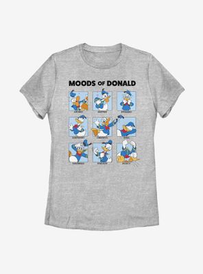 Disney Donald Duck Moods Womens T-Shirt