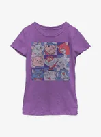 Disney Classic Cats Squared Youth Girls T-Shirt