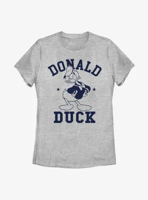Disney Donald Duck Goes To College Womens T-Shirt
