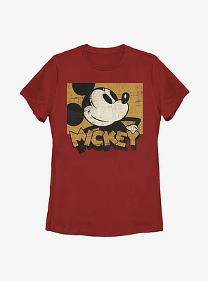 Disney Mickey Mouse Against The Grain Womens T-Shirt