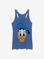 Disney Donald Duck Big Face Womens Tank Top