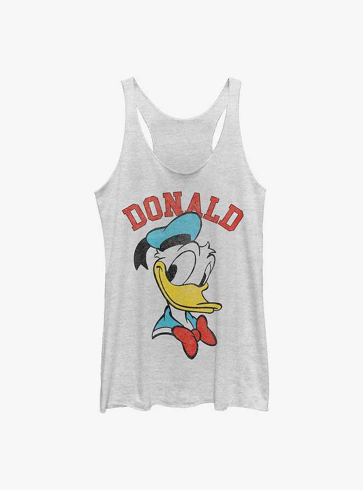 Disney Donald Duck Close Up Womens Tank Top