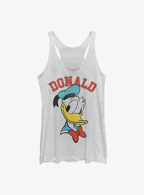 Disney Donald Duck Close Up Womens Tank Top