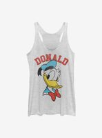 Disney Donald Duck Close Up Womens Tank Top