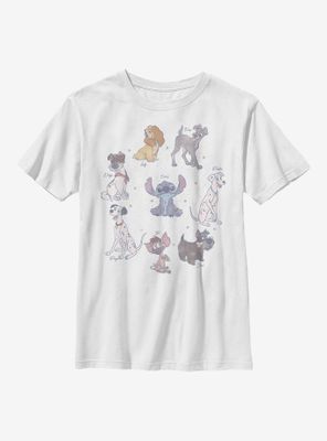 Disney Classic Dogs Youth T-Shirt