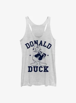 Disney Donald Duck Goes To College Womens Tank Top