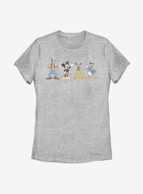 Disney Mickey Mouse Groupie Womens T-Shirt