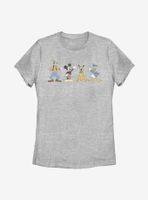 Disney Mickey Mouse Groupie Womens T-Shirt