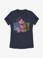 Disney Mickey Mouse Gradient Womens T-Shirt