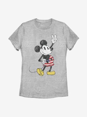 Disney Mickey Mouse American Womens T-Shirt