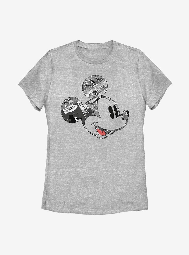 Disney Mickey Mouse Comic Womens T-Shirt