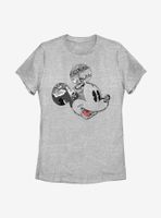 Disney Mickey Mouse Comic Womens T-Shirt