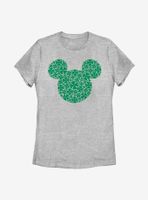 Disney Mickey Mouse Clover Fill Womens T-Shirt