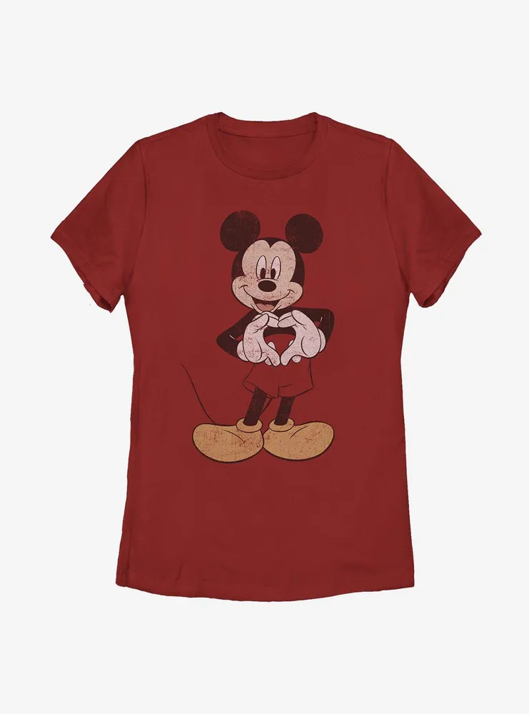 Disney Mickey Mouse Vintage Womens T-Shirt