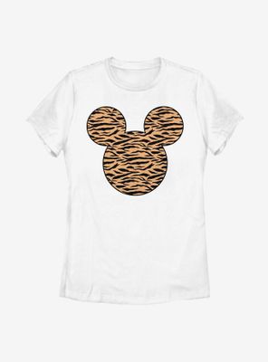 Disney Mickey Mouse Tiger Fill Womens T-Shirt