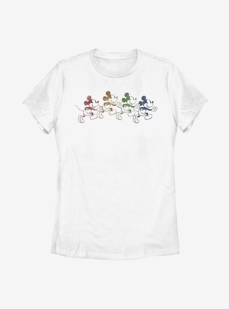 Disney Mickey Mouse Walk Womens T-Shirt