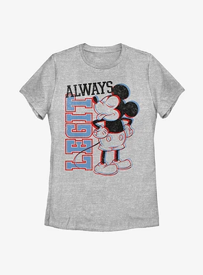 Disney Mickey Mouse Legit Mick Womens T-Shirt