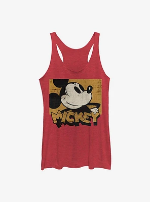 Disney Mickey Mouse Against The Grain Womens Tank Top