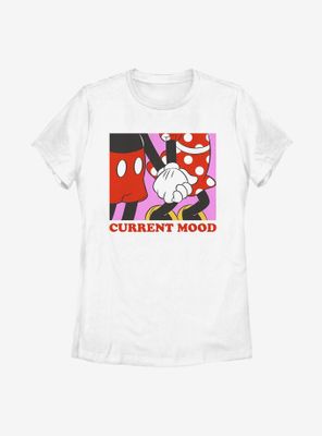 Disney Mickey Mouse Current Mood Womens T-Shirt