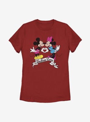 Disney Mickey Mouse Endless Love Womens T-Shirt