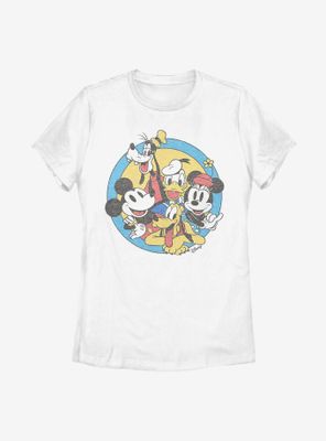 Disney Mickey Mouse Fab Five Friends Womens T-Shirt