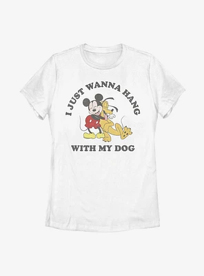 Disney Mickey Mouse Dog Lover Womens T-Shirt