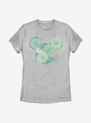 Disney Mickey Mouse Succulents Womens T-Shirt