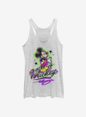 Disney Mickey Mouse Airbrush Womens Tank Top