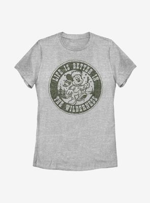 Disney Mickey Mouse Wilderness Womens T-Shirt