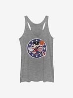 Disney Mickey Mouse B Ball Americana Womens Tank Top