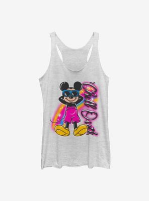 Disney Mickey Mouse Airbrushed Womens Tank Top