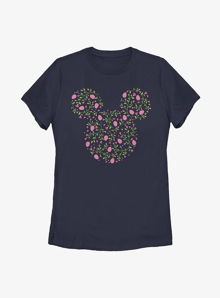 Disney Mickey Mouse Shabby Chic Egg Womens T-Shirt