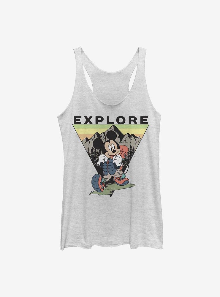 Disney Mickey Mouse Explore Travel Womens Tank Top