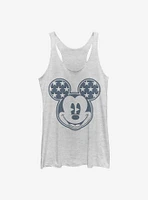 Disney Mickey Mouse Star Ears Womens Tank Top