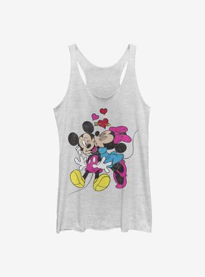 Disney Mickey Mouse Minnie Love Womens Tank Top