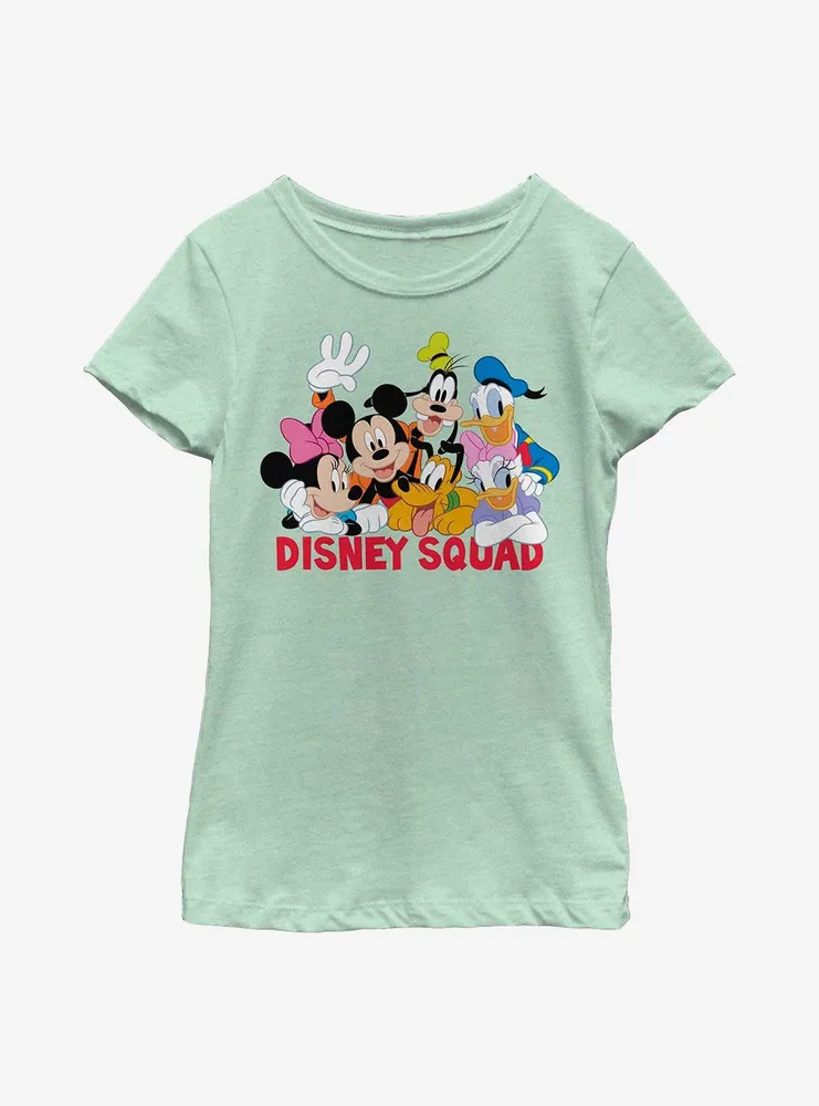 Boxlunch Disney Mickey Mouse Squad Youth Girls T-Shirt