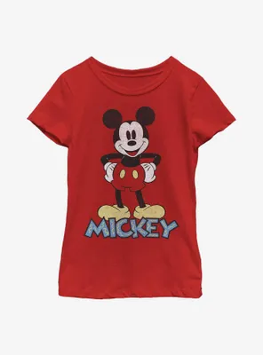 Disney Mickey Mouse 90s Youth Girls T-Shirt