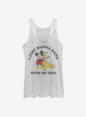 Disney Mickey Mouse Dog Lover Womens Tank Top