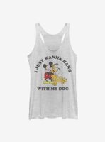 Disney Mickey Mouse Dog Lover Womens Tank Top