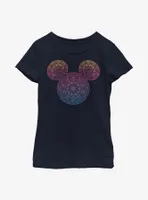 Disney Mickey Mouse Mandala Fill Youth Girls T-Shirt