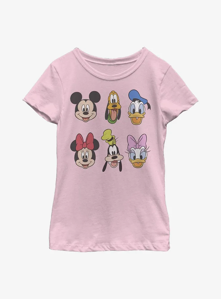 Disney Mickey Mouse Always Trending Stack Youth Girls T-Shirt