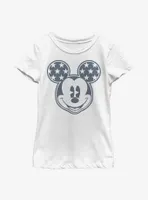 Disney Mickey Mouse Star Ears Youth Girls T-Shirt