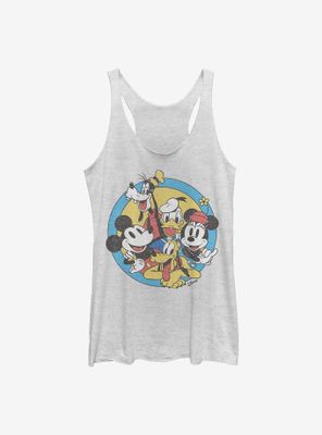 Disney Mickey Mouse Fab Five Friends Womens Tank Top