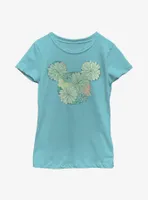 Disney Mickey Mouse Succulents Youth Girls T-Shirt